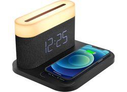 Moye Aurora Lamp with Clock and Wi-Fi Charger