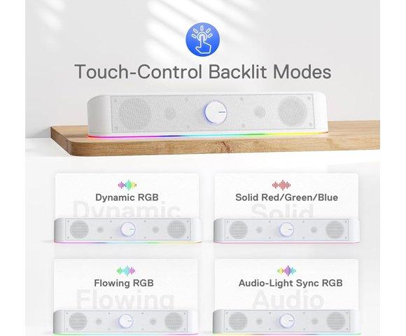 Redragon Adiemus GS560 White gaming soundbar - slika 4