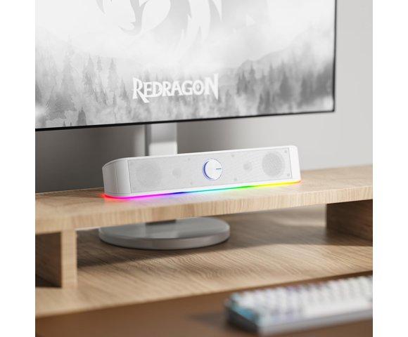 Redragon Adiemus GS560 White gaming soundbar - slika 7