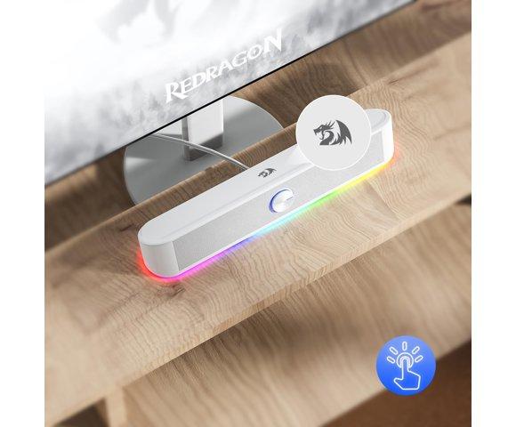 Redragon Adiemus GS560 White gaming soundbar - slika 9