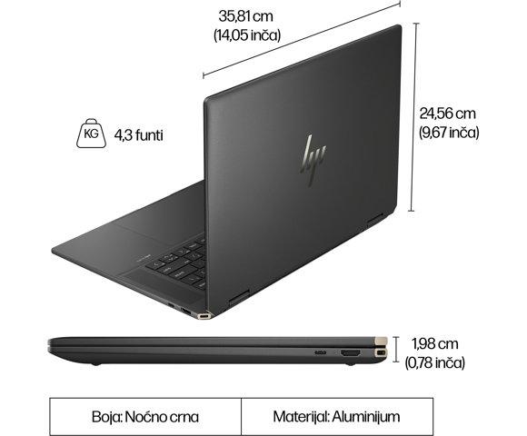 HP Spectre x360 16-aa0012nn A74SVEA laptop - slika 3