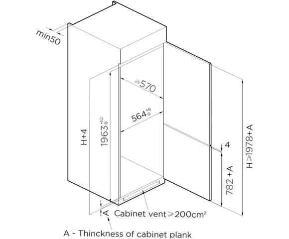 Midea MDRE411FGE01 frižider - slika 3