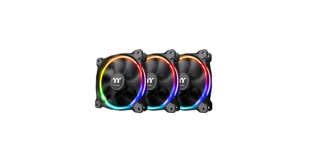 Pin Array Riing 12 Fan THERMALTAKE Riing 12 LED RGB Radiator Fan Sync Edition (3-Fan Pack ...