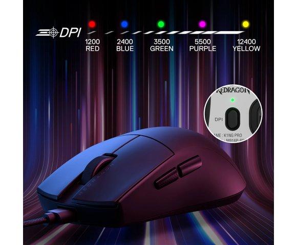 REDRAGON K1NG M724 (1K Hz) White - slika 6