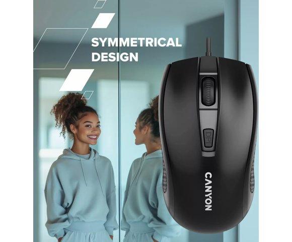CANYON M-4 Black žični miš - slika 7