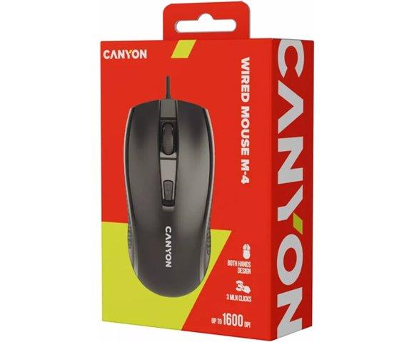 CANYON M-4 Black žični miš - slika 5