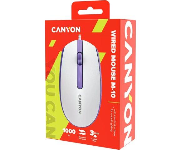 CANYON M-10 White Lavender miš - slika 6