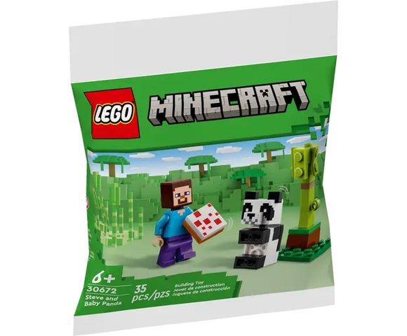 LEGO Steve and Baby Panda and Kikis Coconut Attack - slika 2