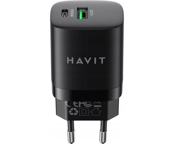 HAVIT UC30 EU USB-A USB-C punjač (Crna) - slika 3