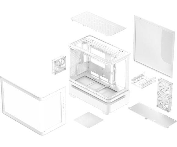 ASUS PRIME AP202 ARGB White kućište - slika 2