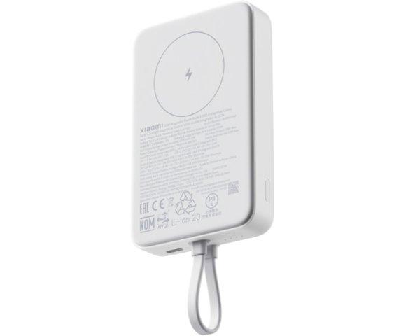 XIAOMI 33W Magnetic Power Bank 10000 (Integrated Cable) White - slika 2