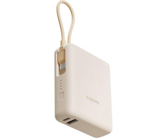 Xiaomi 33W Power Bank 10000 (Integrated Cable) Tan - slika 3