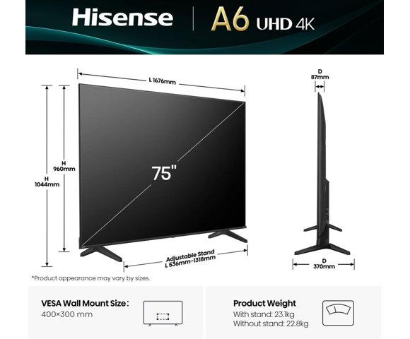 HISENSE 75A6Q - slika 5