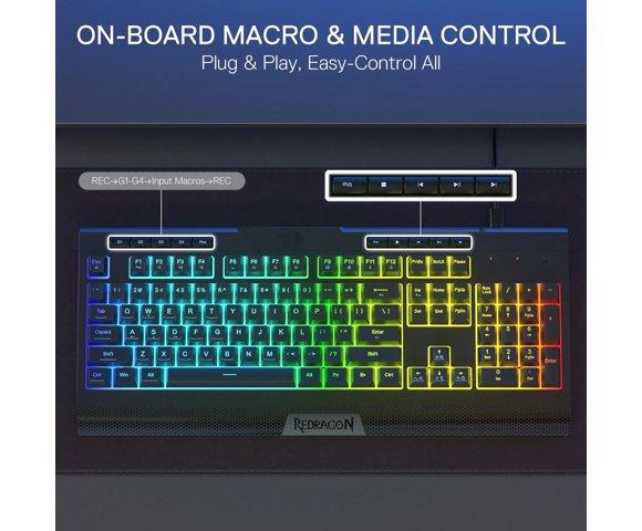 REDRAGON Shiva Lite K525 Black - slika 5