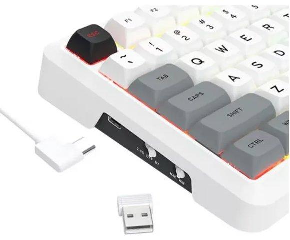 REDRAGON Bragi Pro MK688 White - slika 3