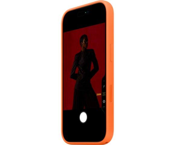 Apple iPhone 17 Pro Silicone Case with MagSafe – Orange - slika 4