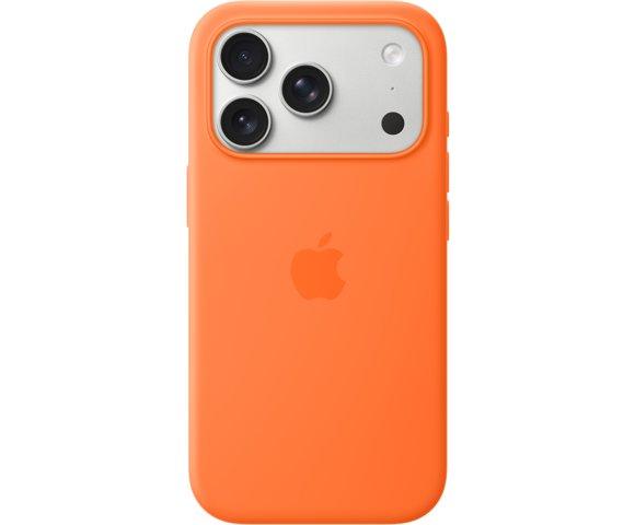 Apple iPhone 17 Pro Silicone Case with MagSafe – Orange - slika 2