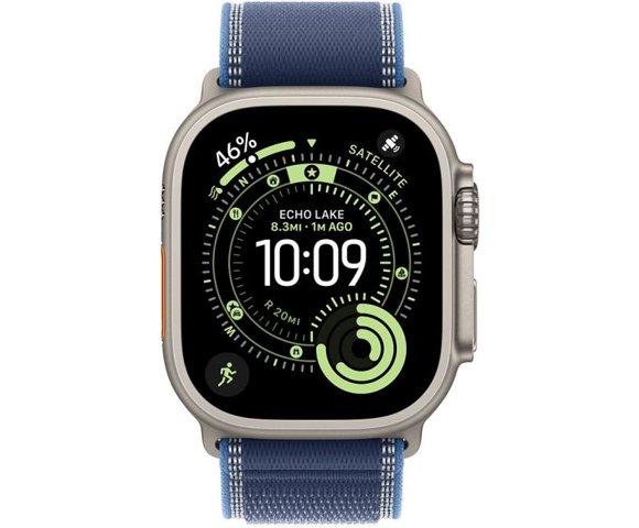 Apple Watch Ultra 3 Cellular 49mm Natural Titanium (Blue - Bright Blue Trail Loop) - S / M - slika 2