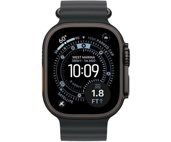 Apple Watch Ultra 3 Cellular 49mm Black Titanium (Black Ocean Band) - slika 2