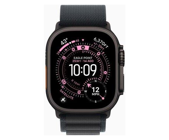 Apple Watch Ultra 3 Cellular 49mm Black Titanium (Black Alpine Loop) - Medium - slika 3