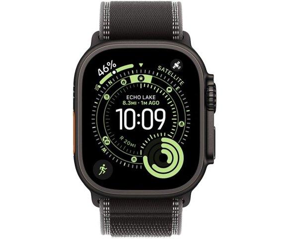 Apple Watch Ultra 3 Cellular 49mm Black Titanium (Black - Charcoal Trail Loop) - M / L - slika 3
