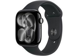 Apple Watch S11 GPS 46mm Black (Black Sport Band) - M / L