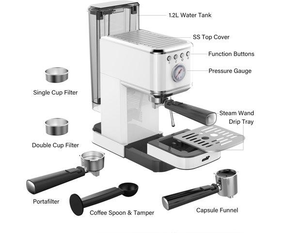 Elit Perfetto 2-u-1 ECM-24 - slika 5