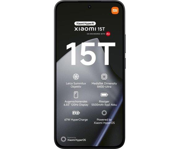 Xiaomi 15T 12GB 512GB Black smartphone - slika 2