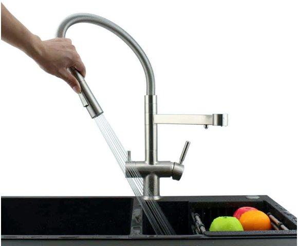 Voden Česma sa odvojivim tušem – Brušena - slika 8