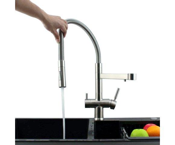 Voden Česma sa odvojivim tušem – Brušena - slika 6