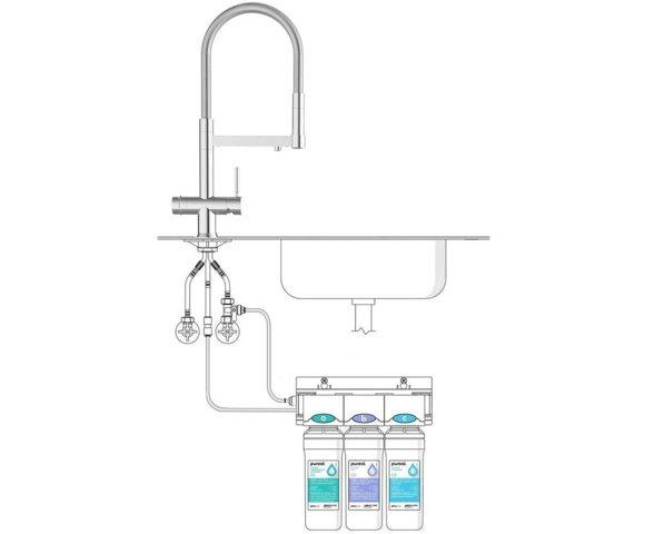 Voden Česma sa odvojivim tušem – Hrom - slika 5