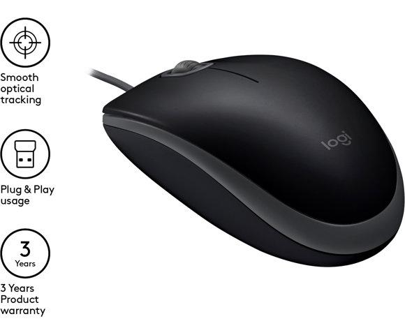Logitech B110 Silent miš - slika 5