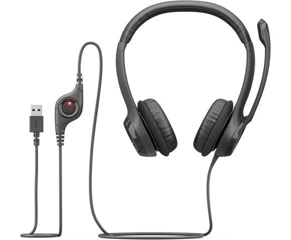 Logitech H390 Black USB-A slušalice - slika 6