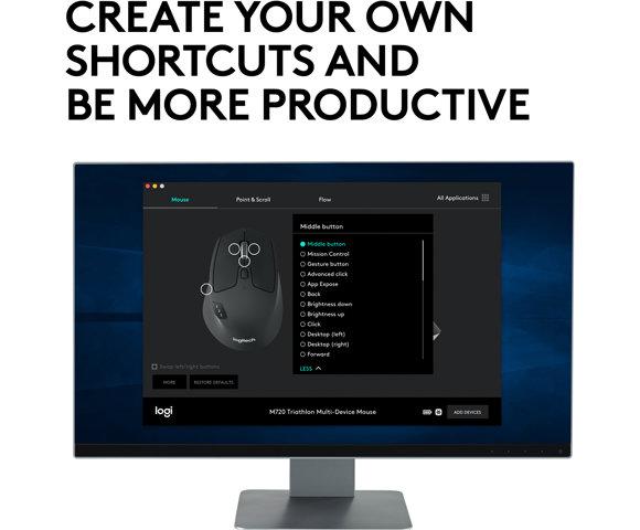 Logitech M720 Triathlon bežični miš - slika 3