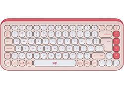 Logitech POP Icon Keys Off Rose tastatura