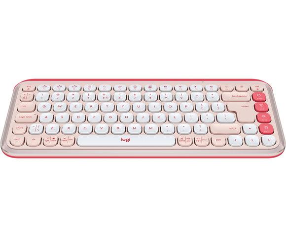 Logitech POP Icon Keys Off Rose tastatura - slika 4