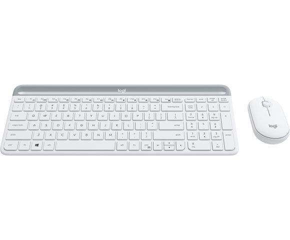 Logitech MK470 Slim combo Off-White tastatura - slika 5