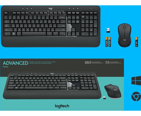 Logitech MK540 Advanced Carbon Combo - slika 8