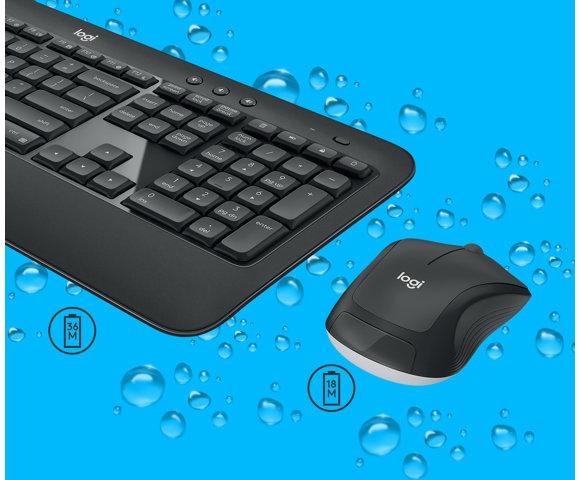 Logitech MK540 Advanced Carbon Combo - slika 9