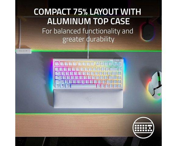 Razer BlackWidow V4 75 White tastatura - slika 3