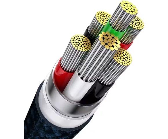 Baseus Flash 3-in-1 100W 1.2m Blue - slika 4