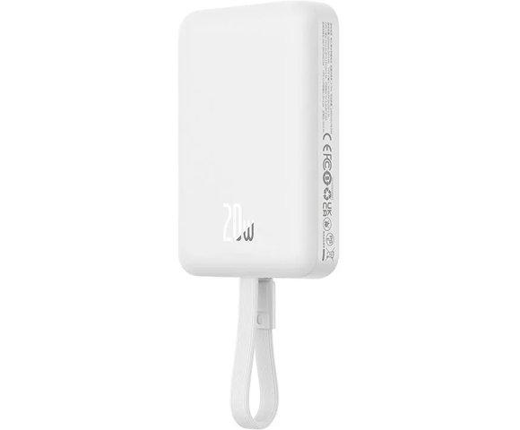 Baseus Magnetic Mini Power Bank 10000mAh White - slika 4