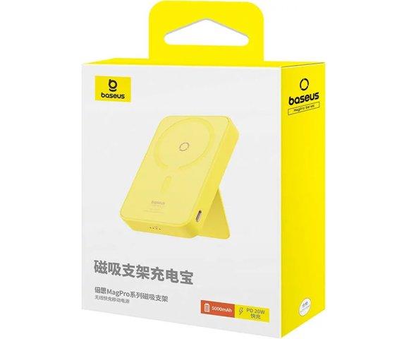 Baseus MagPro 5000mAh Yellow - slika 7