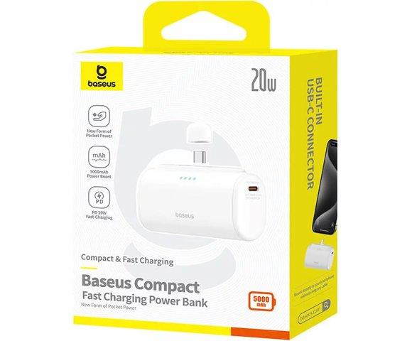Baseus Compact 5000mAh White - slika 5