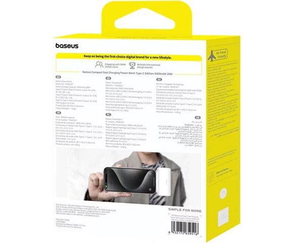 Baseus Compact 5000mAh White - slika 6