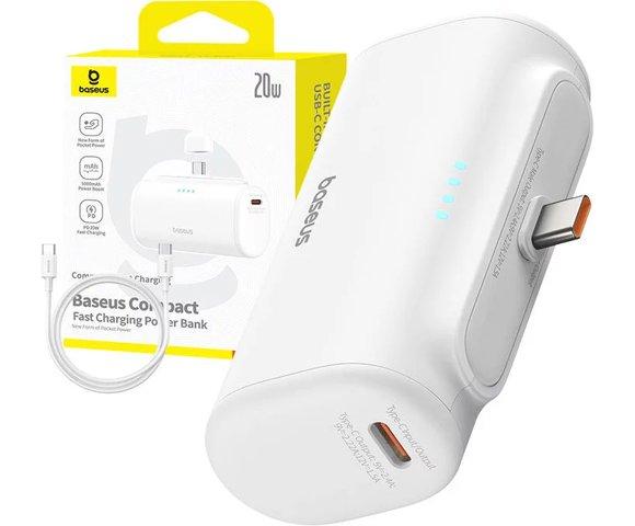 Baseus Compact 5000mAh White - slika 8
