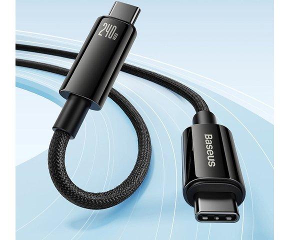 Baseus Tungsten Gold USB-C 2m Black - slika 4