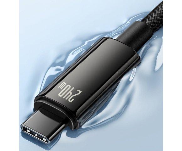 Baseus Tungsten Gold USB-C 2m Black - slika 6