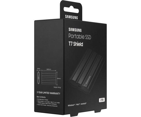 Samsung T7 Shield 2TB Black - slika 5