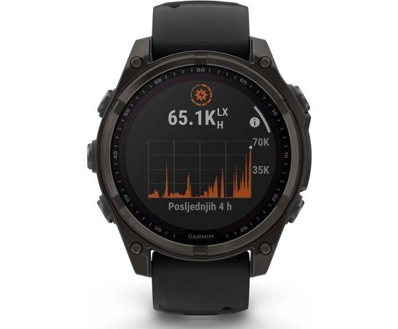Garmin Fenix 8 47mm Solar Sapphire Gray smartwatch - slika 2
